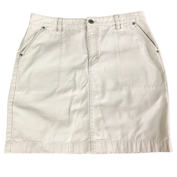 Tommy Hilfiger retro khaki denim skirt 6 - Picture 1 of 6